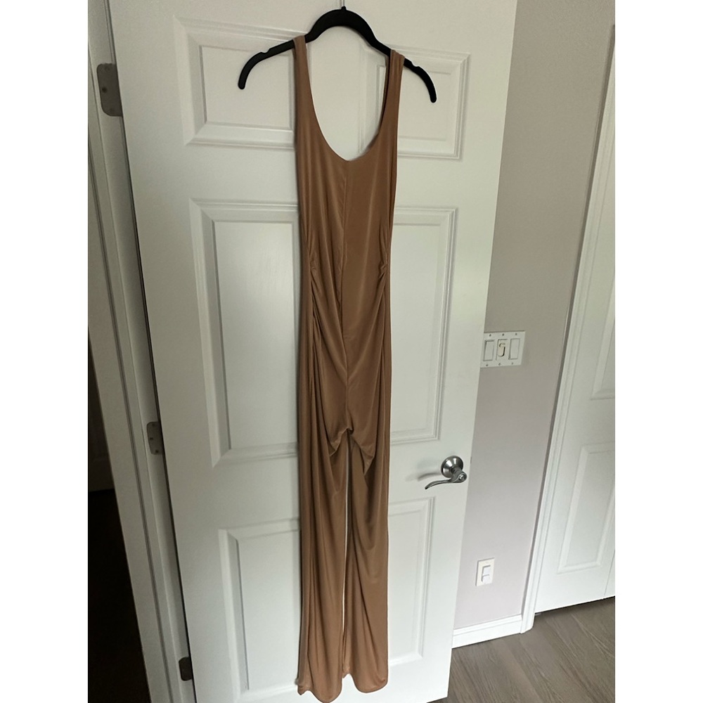 Maternity Camel Slinky Wide Leg Jumpsuit size 6 💥Brand NEW with Tags